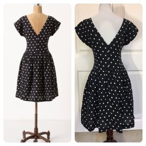 ANTHROPOLOGIE Lili's Closet Dropped Dots Dress